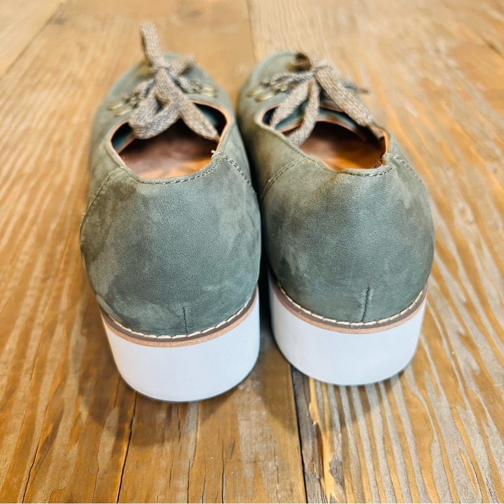 NEW VIONIC Teagan Green Lace Up Loafers - Picture 3 of 7